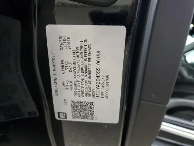 2025 CHEVROLET CORVETTE STINGRAY 1LT  