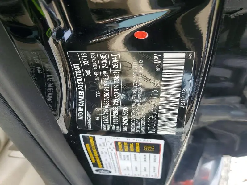 2013 MERCEDES-BENZ GLK 350 4MATIC  