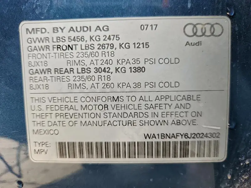 2018 AUDI Q5 PREMIUM PLUS  