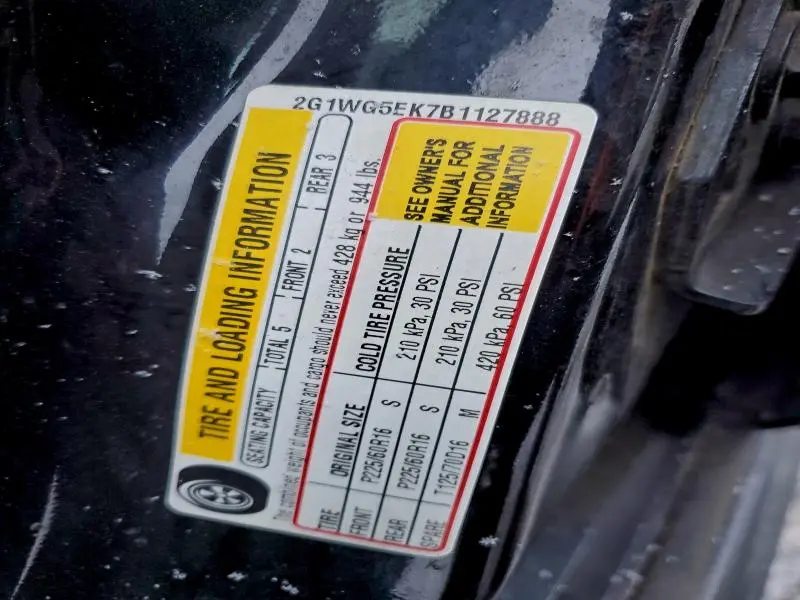 2011 CHEVROLET IMPALA LT  