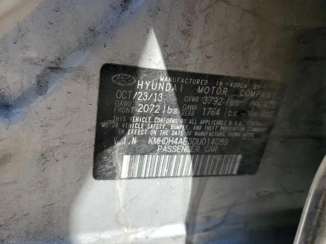 2013 HYUNDAI ELANTRA GLS  