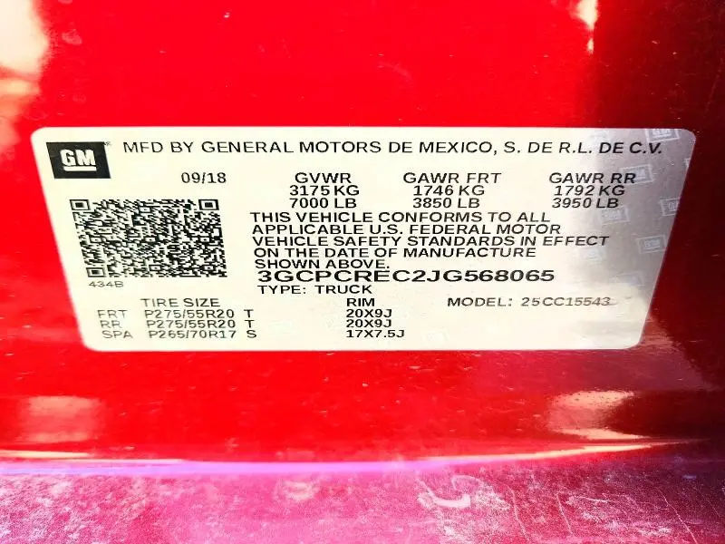 2018 CHEVROLET SILVERADO C1500 LT  