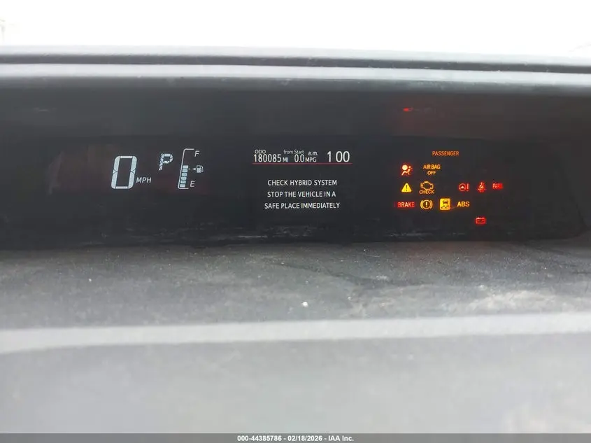 2016 TOYOTA PRIUS C TWO