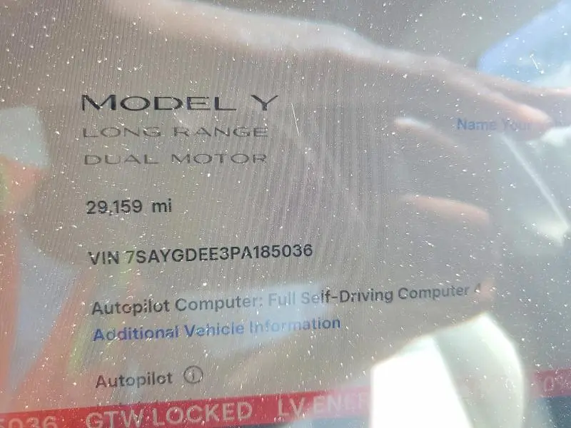 2023 TESLA MODEL Y   