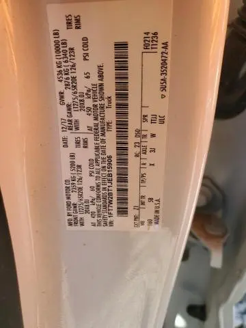 2018 FORD F250 SUPER DUTY