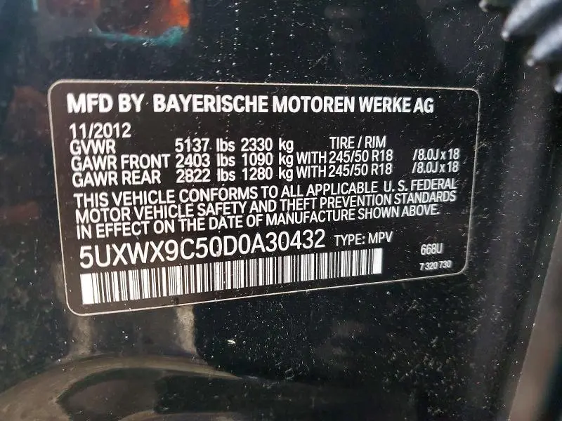 2013 BMW X3 XDRIVE28I  