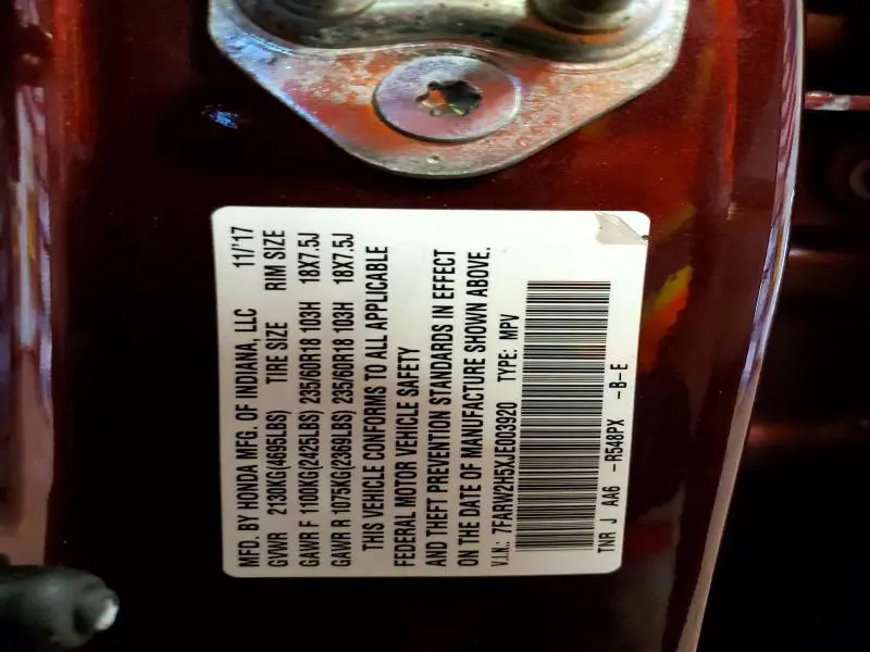 2018 HONDA CR-V EX  