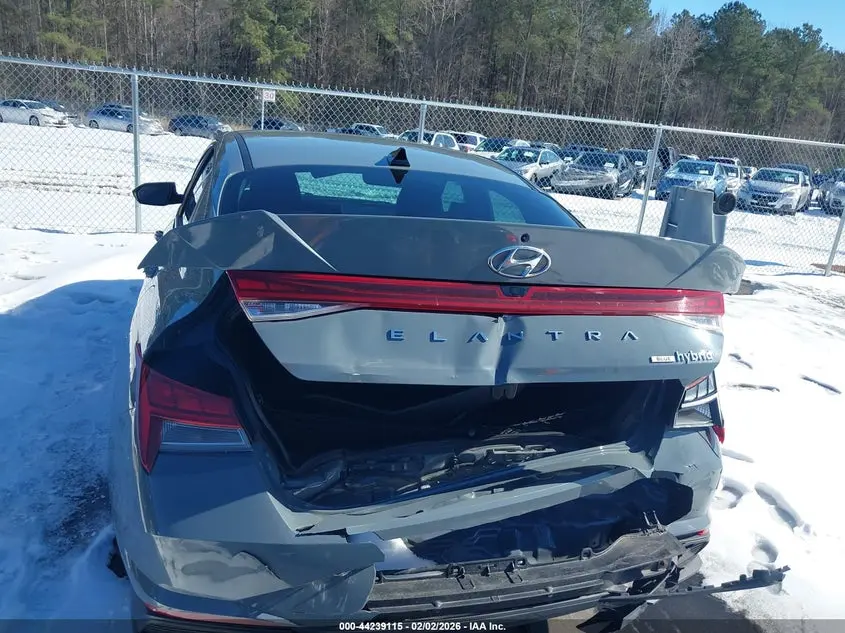 2022 HYUNDAI ELANTRA HYBRID BLUE