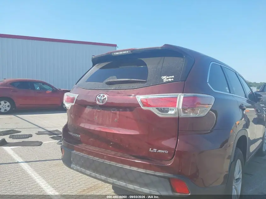 2015 TOYOTA HIGHLANDER LE V6
