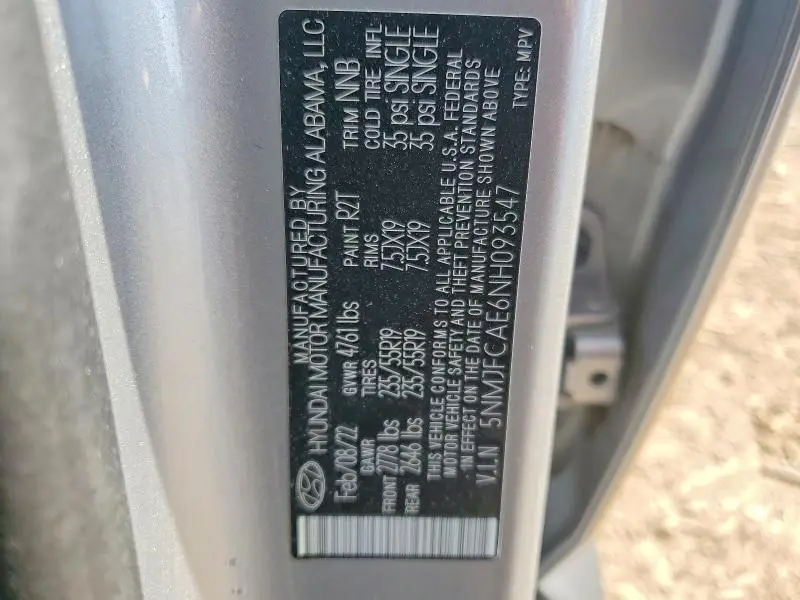 2022 HYUNDAI TUCSON SEL  