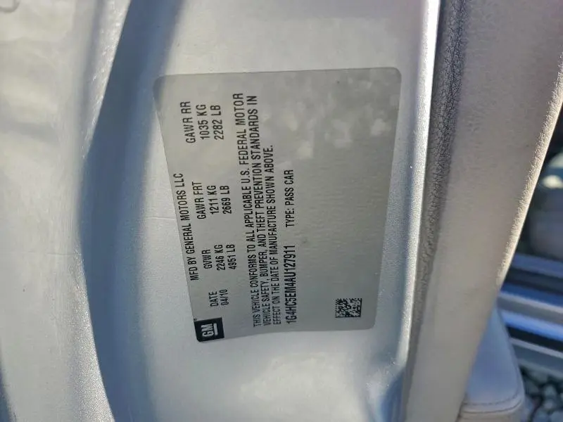 2010 BUICK LUCERNE CXL  