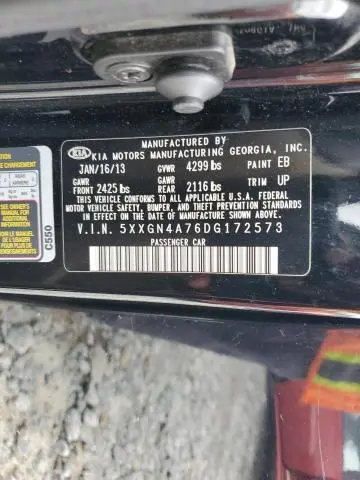 2013 KIA OPTIMA EX  