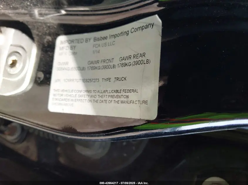 2014 RAM 1500 SLT