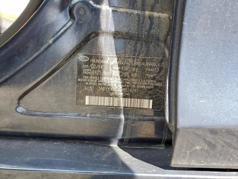 2014 HYUNDAI SONATA LIMITED  