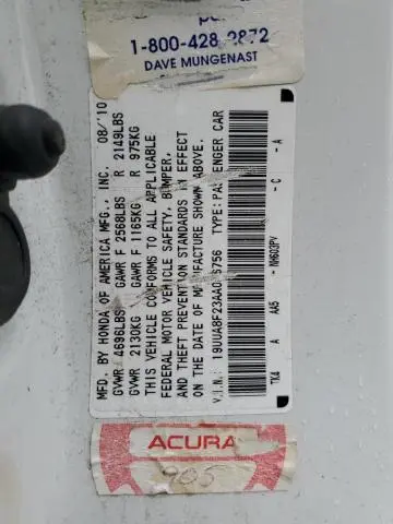 2010 ACURA TL   