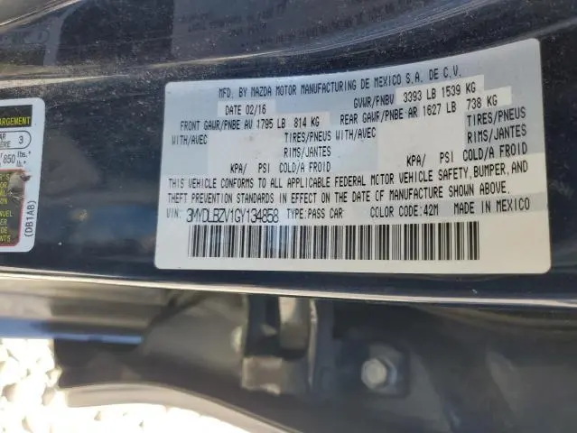 2016 TOYOTA SCION IA 