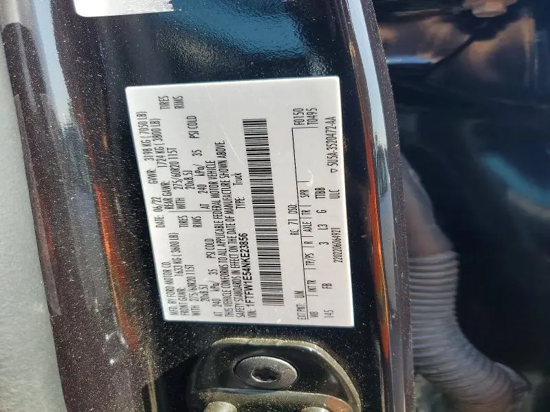 2022 FORD F150 SUPERCREW  
