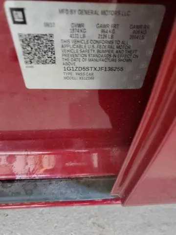 2018 CHEVROLET MALIBU LT  