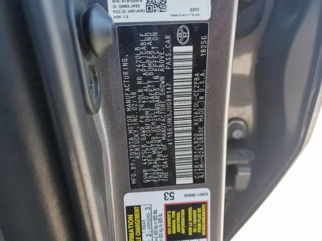 2018 TOYOTA CAMRY XSE  