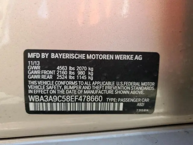 2014 BMW 335 I  