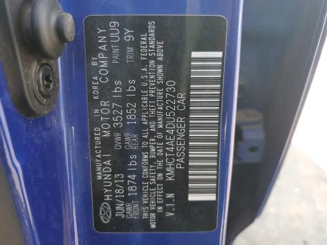2013 HYUNDAI ACCENT GLS  