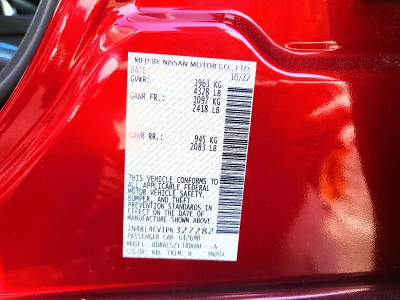 2023 NISSAN ALTIMA 2.5 SR  