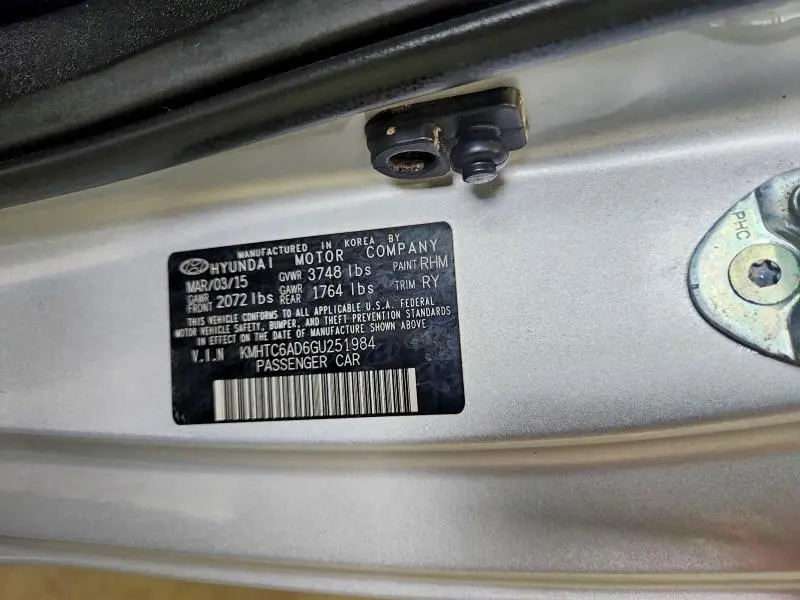 2016 HYUNDAI VELOSTER BASE  