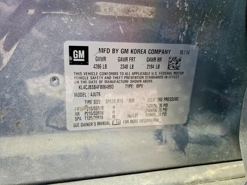 2015 BUICK ENCORE CONVENIENCE  