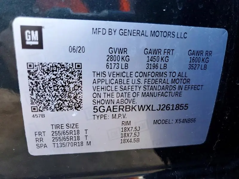 2020 BUICK ENCLAVE ESSENCE  
