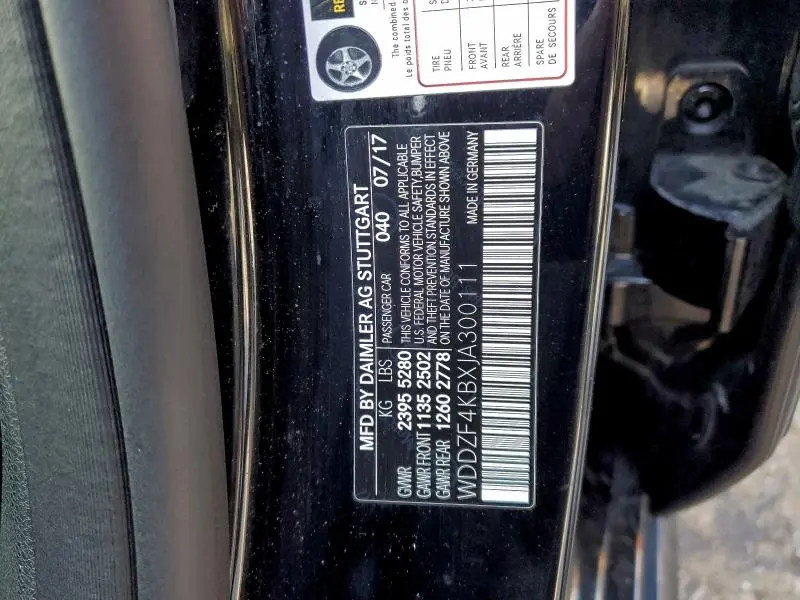 2018 MERCEDES-BENZ E 300 4MATIC  