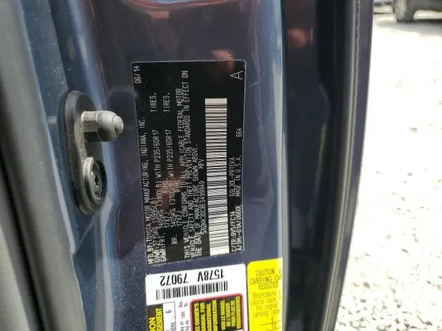 2014 TOYOTA SIENNA LE  