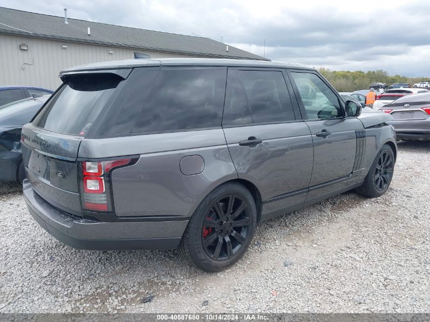 2017 LAND ROVER RANGE ROVER 5.0L V8 SUPERCHARGED