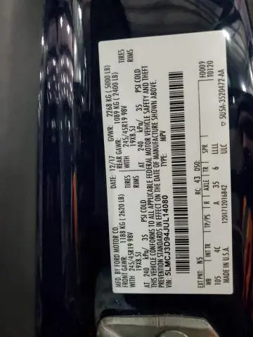 2018 LINCOLN MKC RESERVE  