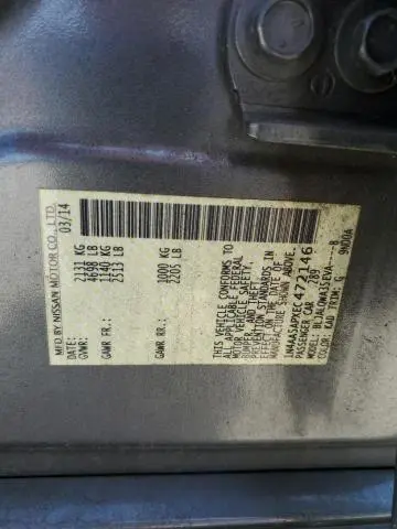 2014 NISSAN MAXIMA S