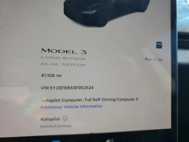 2025 TESLA MODEL 3   