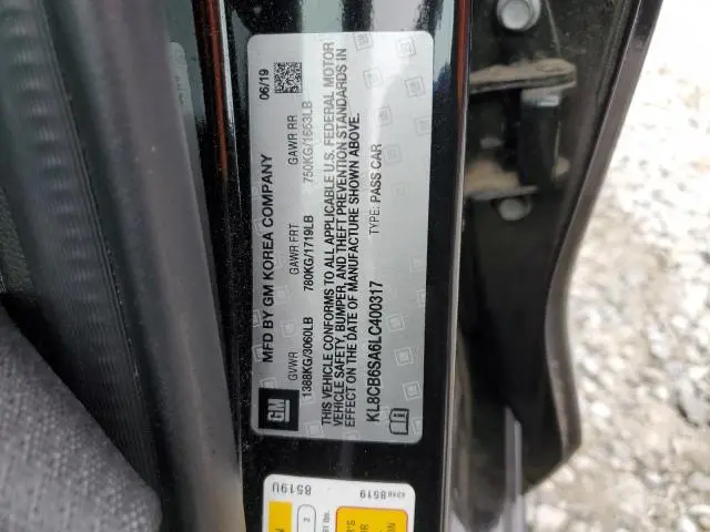 2020 CHEVROLET SPARK LS  