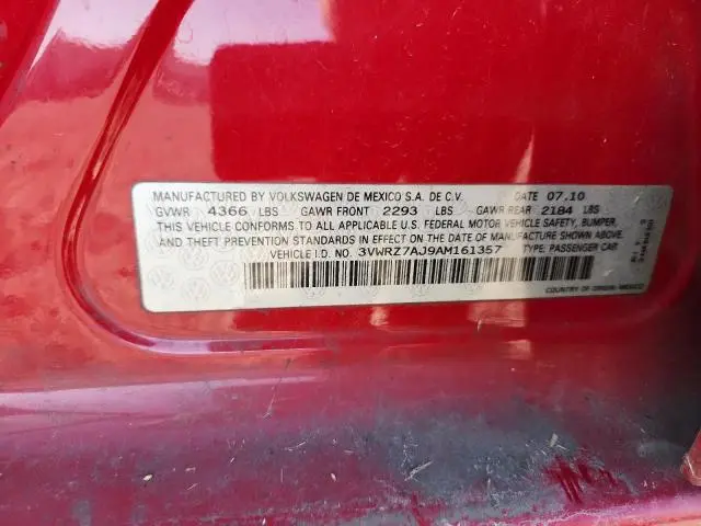 2010 VOLKSWAGEN JETTA SE  