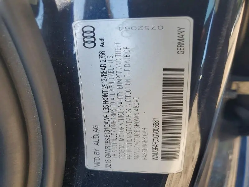 2016 AUDI A6 PREMIUM PLUS  