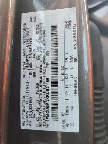 2024 FORD ESCAPE ST LINE  