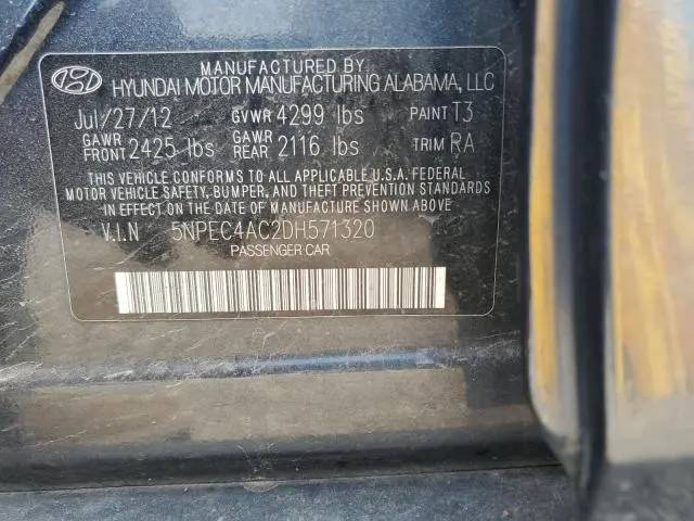 2013 HYUNDAI SONATA SE  