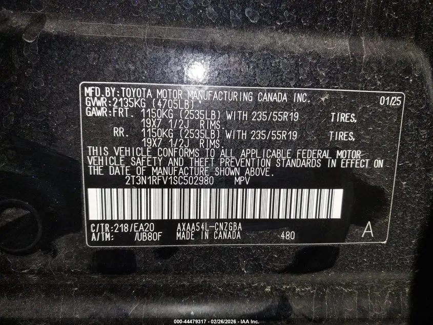 2025 TOYOTA RAV4 LIMITED