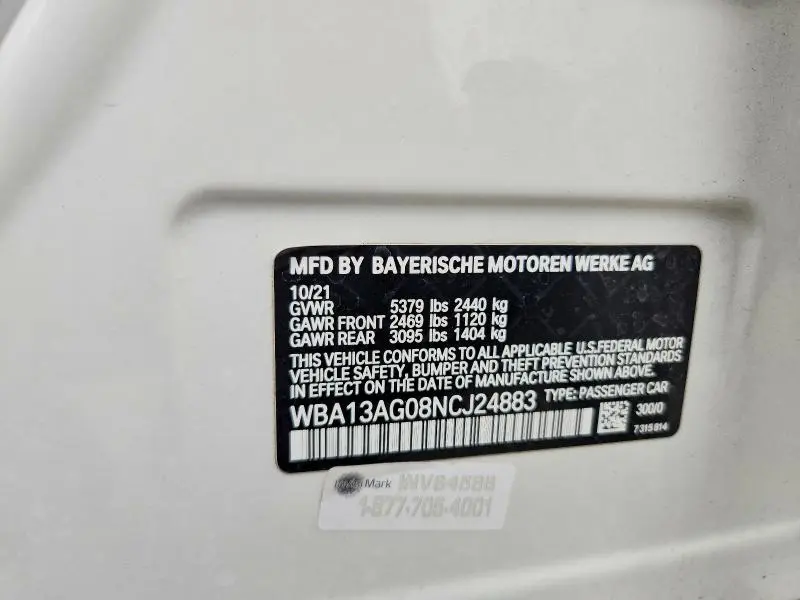 2022 BMW 530E   
