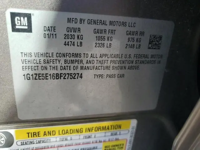 2011 CHEVROLET MALIBU LTZ  