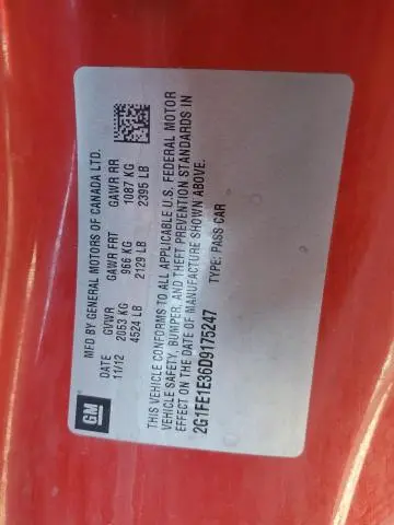 2013 CHEVROLET CAMARO LS  