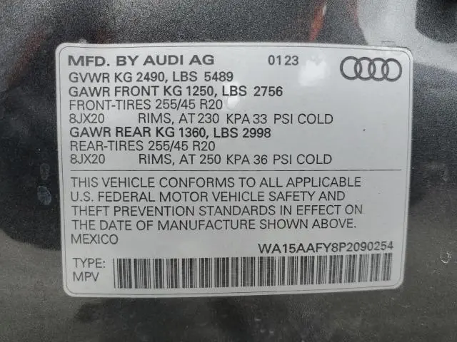 2023 AUDI Q5 SPORTBACK PRM PLS 45  