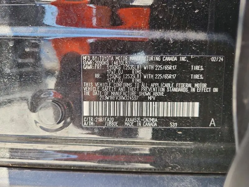 2024 TOYOTA RAV4 XLE  