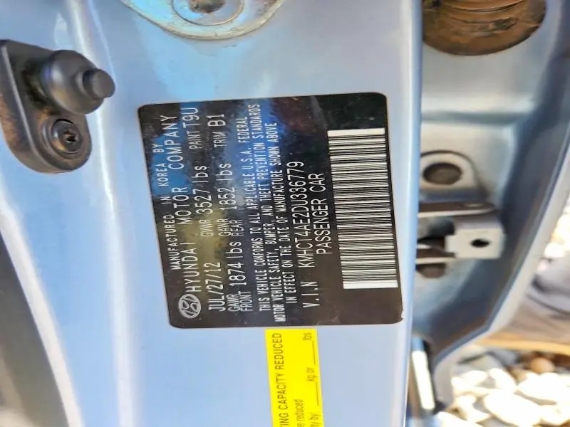 2013 HYUNDAI ACCENT GLS  