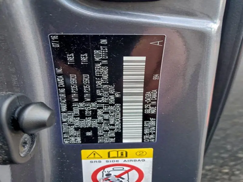 2016 LEXUS RX 350 BASE  