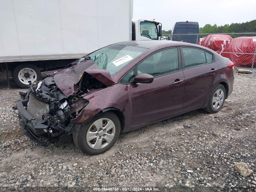 2018 KIA FORTE LX