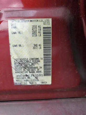 2015 NISSAN ALTIMA 2.5  